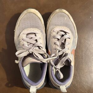 Nike Kids' Beige and Gray Sneakers